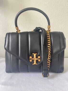 Tory Burch Kira Women's Satchel Bag Small - Black